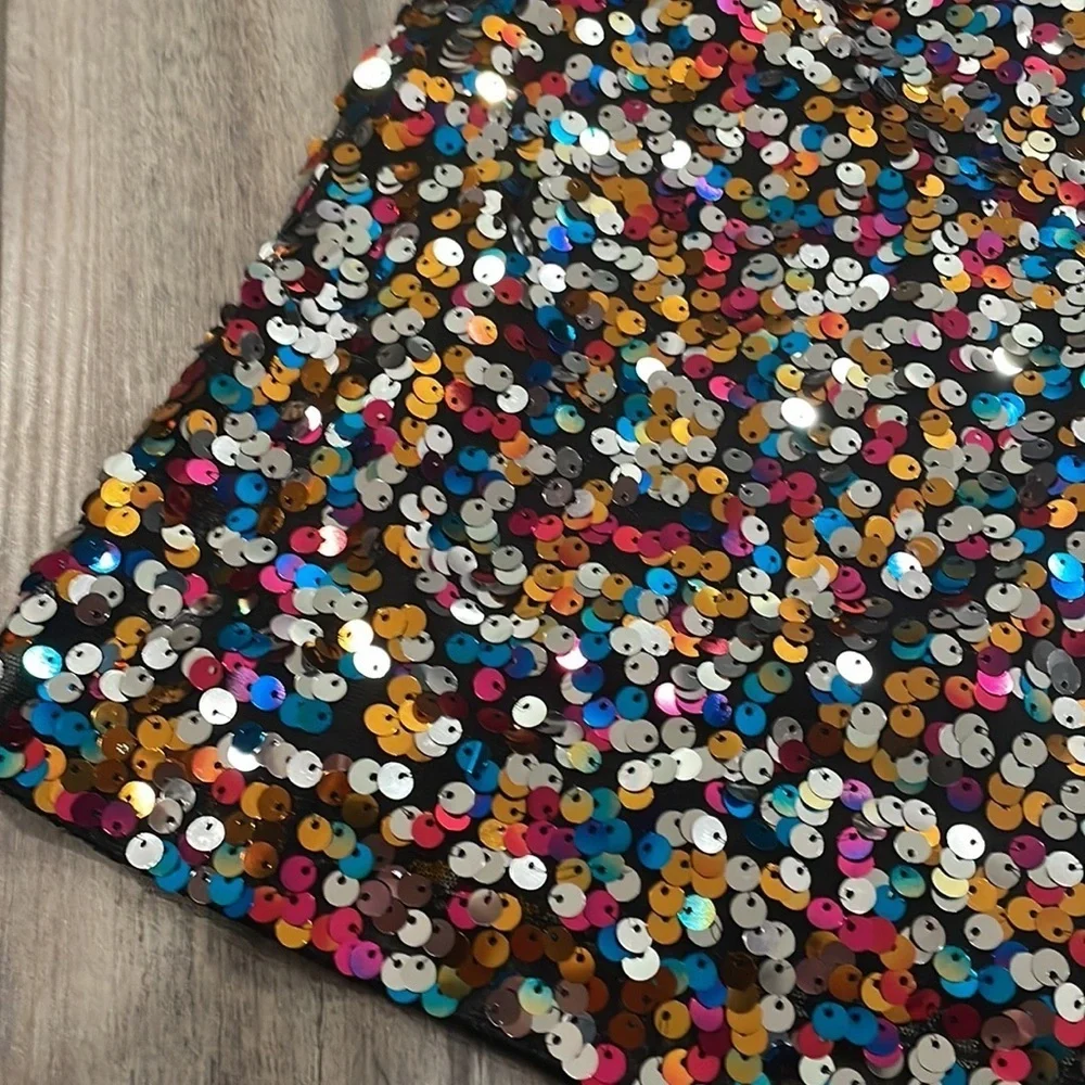 Lavender Girls confetti sequins dress